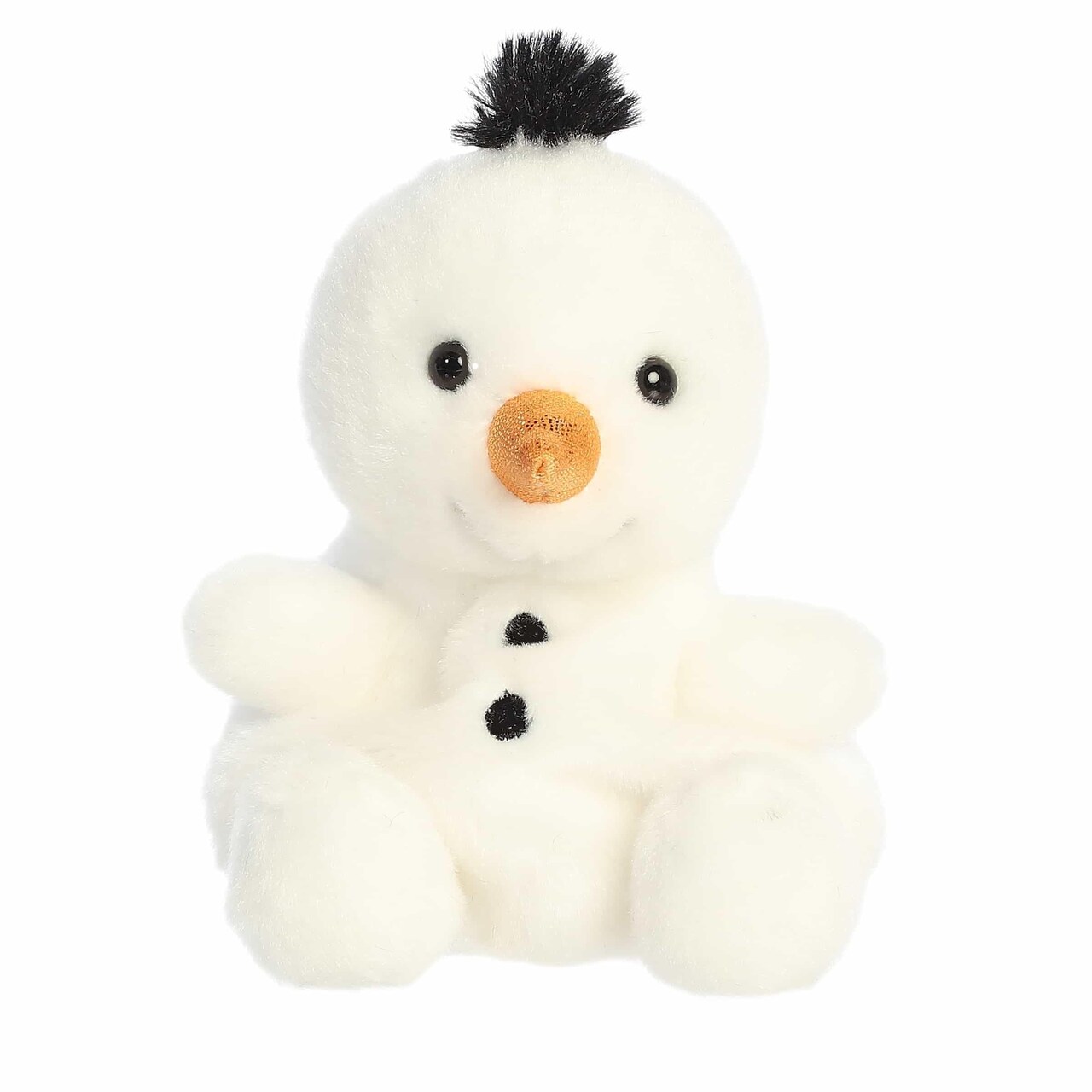 Aurora® Festive Palm Pals™ Freeze Snowman™ Stuffed Animal - Fun Collectible Plush for Kids and Adult Collectors - Perfect for Holiday Decorations or Gifts - White 5 Inches